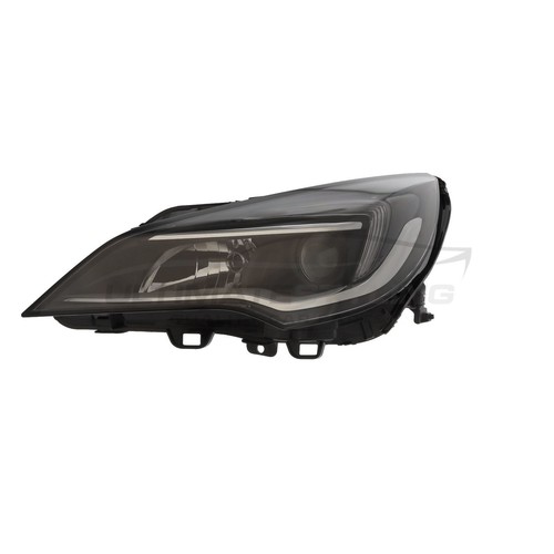 Headlight vauxhall astra mk7 - headlight,