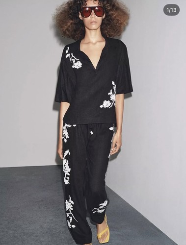 Zara new beaded embroidered - beaded,