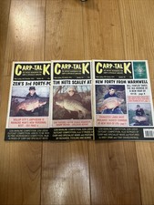 3 X Vintage Carp Talk Fishing