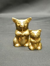 Pair of Vintage Stylised Solid