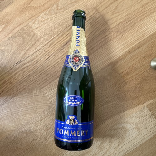 Pommery champagne bottle empty - pommery,