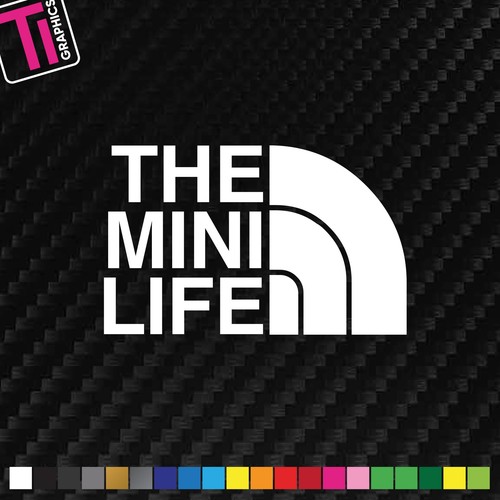 The mini life sticker decal - life,