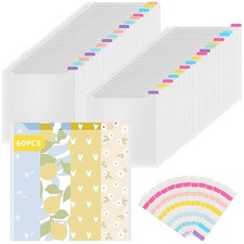 60 PCS Scrapbook  Storage