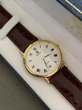New Adult Size Royal London Quartz Watch - Boxed - Date Window - Leather Strap