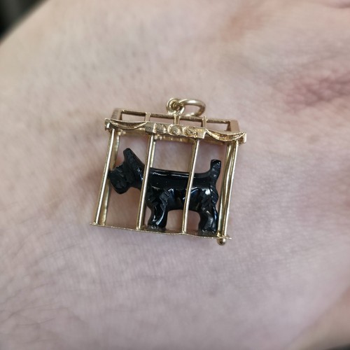 9ct yellow gold vintage black - 9ct,