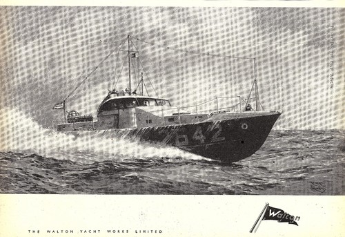 1943 walton yacht works motor - works,