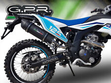 FB. MONDIAL SMX125 SILENCER FURORE NERO ROAD LEGAL SLIP-ON BY GPR 2018-20