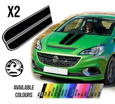 Vauxhall corsa bonnet stripes