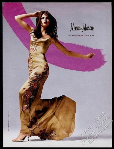 2003 reem acra gold dress - acra,