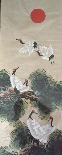 Vintage chinese painting - vintage,