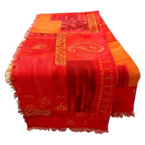 Manual paisley patchwork throw - manual,