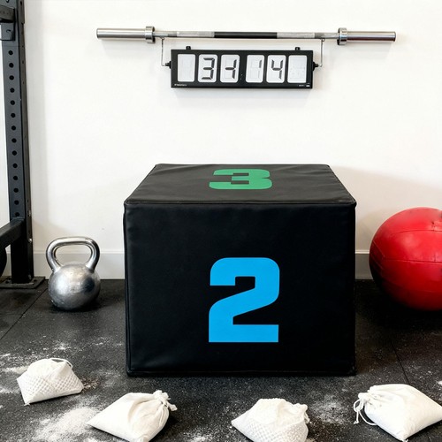 Plyometric jump box exercise - plyometric,