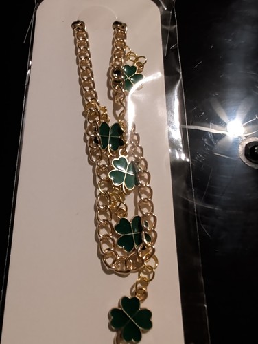 Handmade shamrock bracelet - handmade,