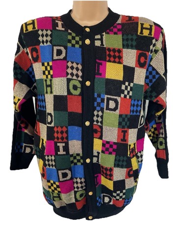 Vintage patchwork knit - vintage,