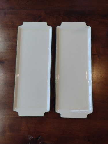Pair antique french creamware - pair,