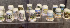 Mix Lot of Vintage Thimbles Bone China Cornwall and The Lakes