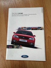 Ford Range Brochure 2000 Mondeo Ka Fiesta Puma Transit Focus Cougar Ford Racing 