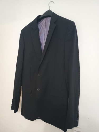 Long modern fit black two - long, fit,