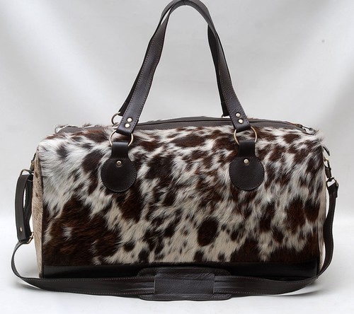 100 natural cowhide - 100%, duffel
