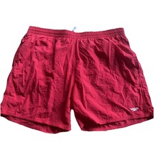 Men's Red Swimming Shorts Size