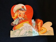 Vintage Sailor Girl in Motor