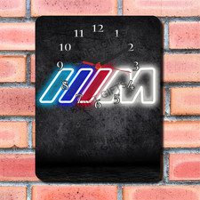 BMW M Design Wall Clock New