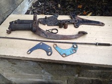   BSA BANTAM D7/10/14 FOOTREST PLATES/ PILLION RESTS/FOOTBRAKE WITH ROD 