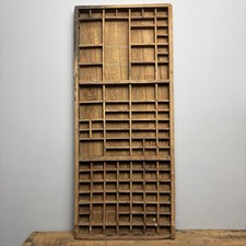 Vintage Wooden Printers Tray -