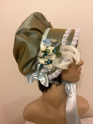 Adult victorian regency bonnet - victorian/regency,