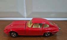 Vintage Majorette 207 Jaguar Type E Red Body