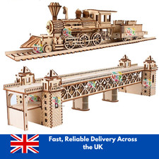 3D Wooden Puzzle Airship Model