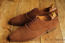 Paul Smith StarkingBrown Suede Oxford Shoes Men's UK 9 US 10 EU 43