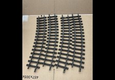 LGB G GAUGE CURVED TRACK SECTIONS PIECES 4X RADIUS 3 CIRCLE BRASS NICE !