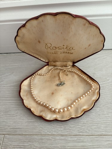 Mid century vintage faux - , pearl