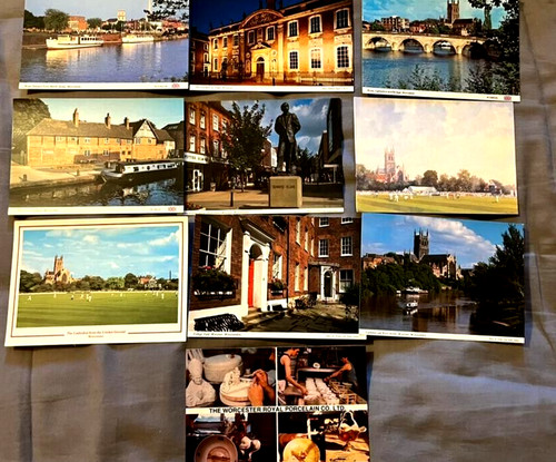 Ten colour postcards city - colour, of