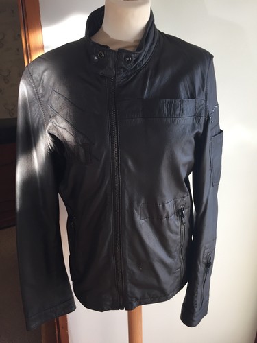 Star mens dark brown leather - dark,