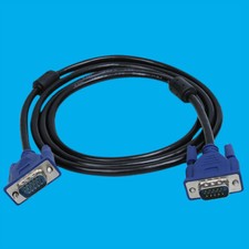 1x VGA Cable 3m Long VGA SVGA