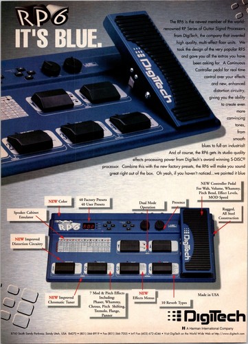 1996 digitech rp6 print ad - 1996,