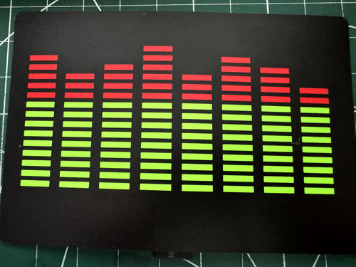 Neon green red flashing - green, eq