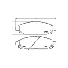 BREMBO P 37 010 Brake Pads Set