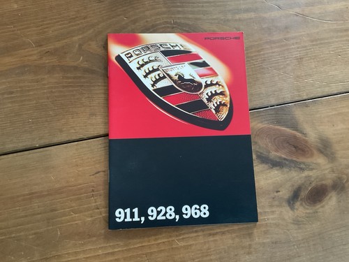 Porsche range sales brochure - porsche,