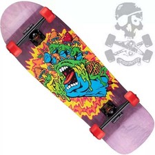 SANTA CRUZ Toxic Hand 80's Cruzer - Complete Skateboard - RRP. £179.99 💥SALE💥