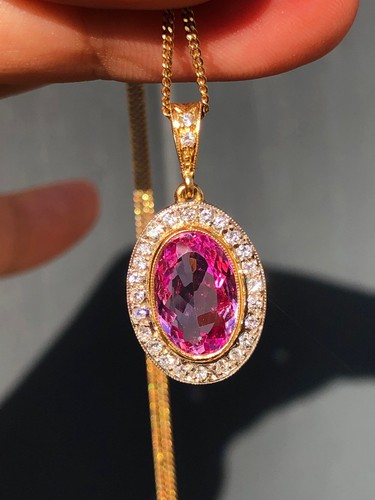 Striking vintage 4ct - vintage, pink