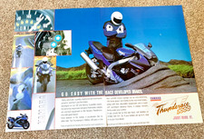 YAMAHA THUNDERACE 1000 - FRAMEABLE COLLECTIBLE ORIGINAL CLASSIC BIKE ADVERT