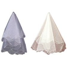 1-Tier Wedding Veil for Brides