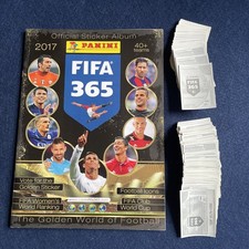 Panini FIFA 365 2017 Sticker Album- 200 stuck-in- 110 unused to stick in + swaps