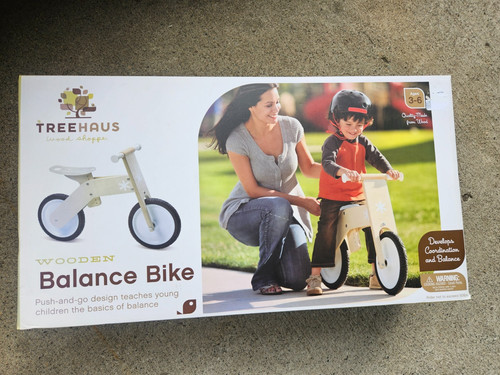 New wooden balance - bike, push