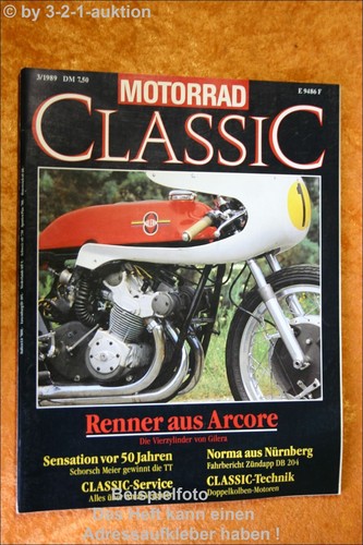 Motorcycle classic gilera - motorcycle, 3/89