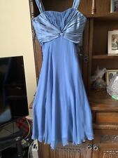 Ariella blue elegant sequin dress ballgown size 10
