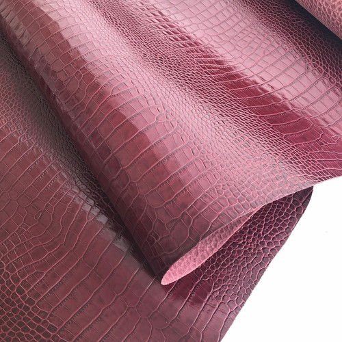Wine crocodile skin textured - wine,